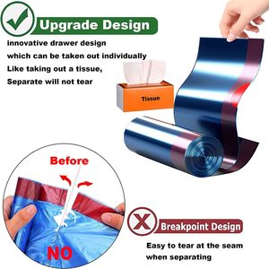 Bolsas de Basura Extra Gruesas y Resistentes de 4-6 Galones con Cordón, Bolsas para Basura de Alta Resistencia sin Perfume, Bolsas de Basura Multiusos - Product Image 5