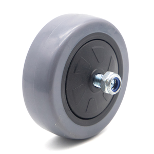 Next-Gen Cast Iron Core Pu Service Cart Casters Set Of 4 Pieces 360° Smooth Rotation And Soft-Touch Surface For Mobile Workbench - Product Image 3