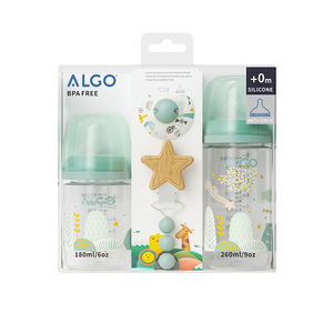 Set Regalo per Neonati 2026 <span class=keywords><strong>ALGO</strong></span> Nuova Collezione 4 Pezzi Set Biberon per Bambini Senza BPA Grado Alimentare - Product Image 4