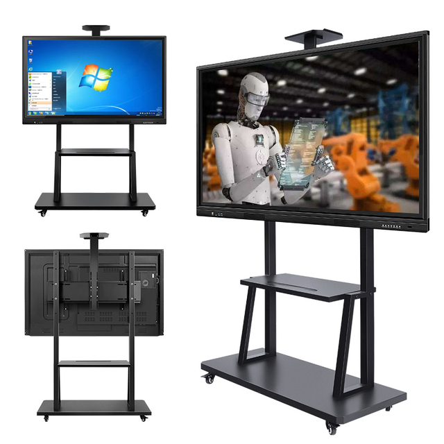 Weier 55 65 75 86 Inch Interactive Flat Panel 4K LCD Multi Touch Screen All in One for Education and Conference