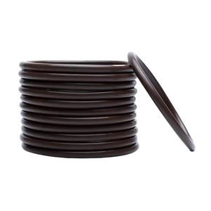 Shubo 2.62 iç çapı 1.24 2.06 2.84 3.63 4.42 5.23 6.02 kahverengi FKM enjektör O yüzük - Product Image 1