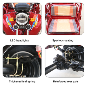 New <b>Gasoline</b> Engine Tricycle Small Household Agricultural Motorcycle - Product Image 6