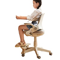 Chaise d'étude ergonomique pour enfants, écologique, portable, légère, durable, en plastique, design moderne, avec fonctions de sécurité pour une utilisation à domicile