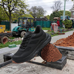 Chaussures de sécurité unisexes industrielles montantes légères anti-écrasement anti-perforation avec embout en acier respirantes antidérapantes - Product Image 2