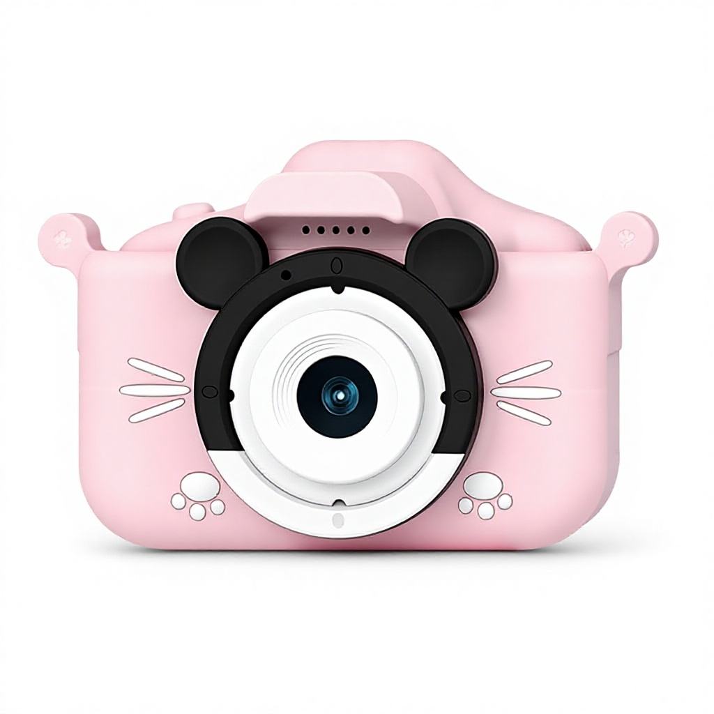 Paquete de accesorios Mickey-pink-hd con doble cámara y tarjeta de memoria de 32 GB