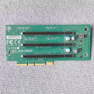 RSC-D2R-666G5 2U RHS DCO Riser 3x PCIe 5.0 x16 Passive HF RoHS สำหรับเซิร์ฟเวอร์ Supermicro - Product Image 1