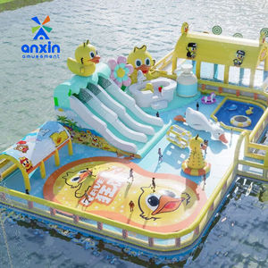 Parc aquatique flottant portable d'usine, aire <span class=keywords><strong>de</strong></span> <span class=keywords><strong>jeux</strong></span> aquatique gonflable en PVC avec toboggans pour les événements <span class=keywords><strong>de</strong></span> loisirs aquatiques en plein <span class=keywords><strong>air</strong></span> - Product Image 4