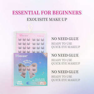 Kit d'extension de cils fait main, logo personnalisé, cils synthétiques réutilisables auto-adhésifs, volume, faux cils <span class=keywords><strong>6</strong></span> rangées, épaisseur 0,07 mm - Product Image 4