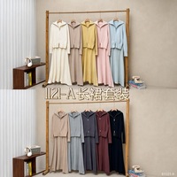 Ensemble de survêtement deux pièces en maille mélangée de rayonne avec logo personnalisé pour femme, veste zippée et pantalon large, tenue décontractée pour la maison et la rue