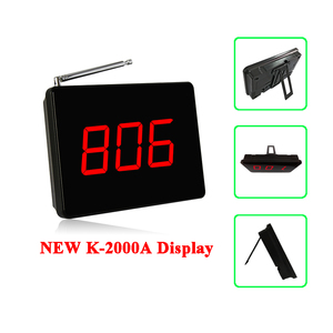 Thiết Bị Nhà Hàng Không Dây Hệ Thống Nút Gọi Bồi Bàn 1 Bộ Thu Hiển Thị 10 Chuông - Product Image 6