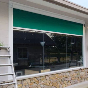 Persiana Enrollable <span class=keywords><strong>para</strong></span> Ventana al Aire Libre, Toldo Vertical a Prueba de Viento con Cremallera <span class=keywords><strong>para</strong></span> Balcón y Ventanas <span class=keywords><strong>Grandes</strong></span> - Product Image 1