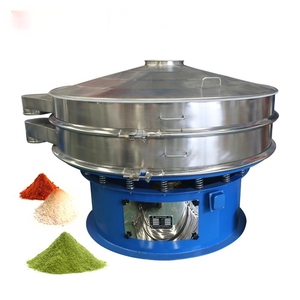 High Durability 304 Stainless Steel Vibro Separator Circular Rotary Vibrating Screen with Vertical Vibration Motor for Chemical - Product Image 5