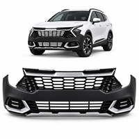 Kit de pare-chocs avant pour Kia Sportage 2023-2024 avec calandre et feux antibrouillard, qualité d'origine 86511DW000 86350DW020, ensemble de couvre-pare-chocs