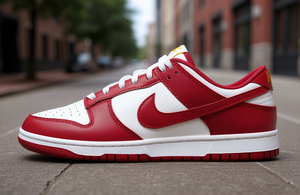 <span class=keywords><strong>Nike</strong></span> Dunk Low Gym baskets décontractées <span class=keywords><strong>en</strong></span> cuir rouge pour hommes toutes saisons à lacets bout rond semelle extérieure <span class=keywords><strong>en</strong></span> caoutchouc semelle intermédiaire <span class=keywords><strong>en</strong></span> EVA - Product Image 2