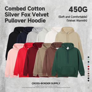 High Quality Oversized Custom Logo <b>Hoodie</b> Wholesale <b>Men's</b> Blank 100% Cotton Heavyweight Streetwear <b>Hoodie</b> for <b>Men</b> - Product Image 1