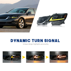 Cụm đèn pha trước HCMOTIONZ GS300 GS350 thế hệ thứ 3 2006-2011 GS430 GS460 Đèn pha <span class=keywords><strong>LED</strong></span> ô tô cho Lexus GS450h <span class=keywords><strong>2</strong></span> chiếc - Product Image 4