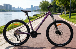 <span class=keywords><strong>VTT</strong></span> en aluminium dégradé violet |   Vélo L-Twoo 27 vitesses, freins hydrauliques, moyeux à 120 bruits, pneus Kenda pour la ville et le <span class=keywords><strong>VTT</strong></span> - Product Image 3