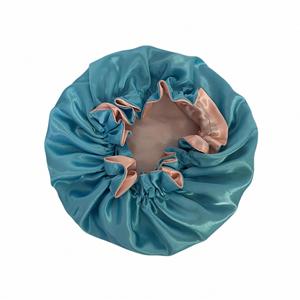 Bonnets en satin personnalisables pour femmes et enfants, avec sangle réglable à boucle, pour cheveux bouclés, double couche, pour la nuit - Product Image 4