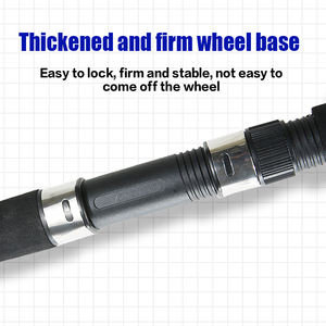 <span class=keywords><strong>Canne</strong></span> à pêche légère jaune en 3 sections pour la pêche en bateau en mer, idéale pour la pêche en eau salée - Product Image 5