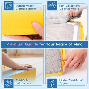 Indoor Playground Soft Furniture Equipment Fun Climbing Toy Set Rainbow Slide PU Leather Climbing <b>Blocks</b> for Toddlers Aged 1-3 - Product Image 6