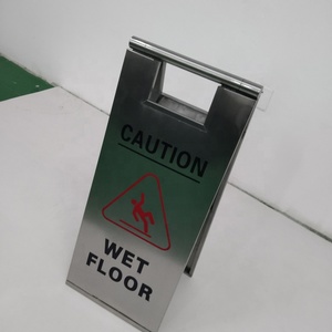 Kexian nhà máy trực tiếp thép không gỉ một khung nóng lên dấu hiệu không có bãi đậu xe ướt sàn dấu hiệu trong nhà ngoài trời an toàn biển báo đường - Product Image 1