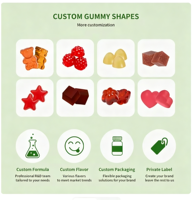 Gummies de Shilajit en gros, fabrication OEM, marque privée