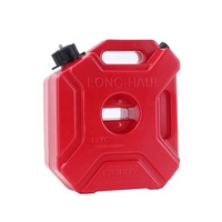 GARIDA untuk truk SUV logistik HDPE plastik berkemah Travel merah 3 galon Jerry Can minyak tangki bahan bakar bensin 11.4L ember diterima