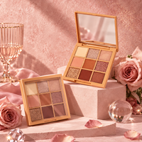 Palette de fards à paupières 9 couleurs 2026 CosmeHigh, finition mate, scintillante et pailletée, multi-finitions, légère, maquillage, marque privée OEM ODM