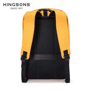 Kingsons <b>Laptop</b> <b>Backpack</b> 20-35L Water Resistant Unisex Everyday Use Yellow Green Blue Khaki Solid Color Shoulder Straps - Product Image 2