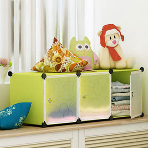 Armoire de rangement de jouets en plastique moderne simple avec séparateurs d'étagères pour une utilisation au sol bas dans le salon chambre <span class=keywords><strong>baie</strong></span> <span class=keywords><strong>vitrée</strong></span> balcon - Product Image 4