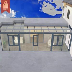 Terraza de aluminio prefabricada con techo triangular duradero para patio, jardín o balcón - Product Image 1