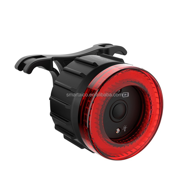 Bicycle Tail Light USB-C Rechargeable Smart Bicycle Tail Light Auto Switch Brake Sensing Rear Bike Lamp