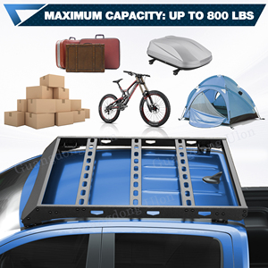 Portaequipajes ULON para Ford Ranger 2019-2025, Portaequipajes, Soporte de Almacenamiento de Equipaje, Cesta Resistente, Barras Transversales de Acero al Carbono - Product Image 2