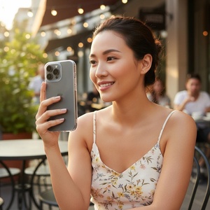 High Quality Luxury Transparent Clear Acrylic Protective Case for 13 Pro Max Shockproof <strong>Smartphone</strong> Cover in OPP <strong>Bag</strong> XY - Product Image 6