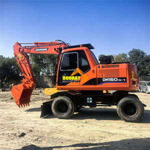 รถขุดเกาหลี DH150 มือสอง Dh150W-7 Doosan รถขุดล้อยางมือสอง Dh150 Dh140 Dx140 Dx60W ขาย - Product Image 4
