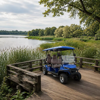 La toute dernière voiturette de golf électrique 6 places 2026 offre une autonomie de 80 à 100 km