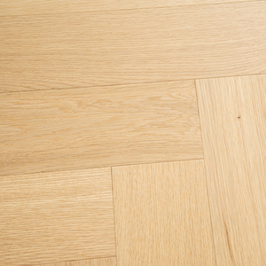 Parquet contrecollé en chêne blanc brossé multicouche EN13501, grade ABC, anti-rayures, système clic, 15 mm, chevrons, pour salle à manger - Product Image 2