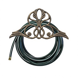 Porte-bobine mural en aluminium moulé, couleur bronze, design vintage, fait à la main, résistant - Product Image 1