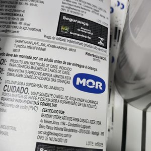 Nhãn tùy chỉnh nhãn dán thiết bị chơi | nhãn Cảnh Báo An toàn vật liệu PVC - Product Image 6