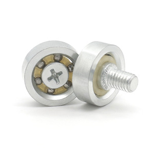 ลูกกลิ้งรับน้ำหนักประตูและหน้าต่างโลหะชุบไฟฟ้าจากโรงงานโดยตรง รุ่น DR19/C1L8 ขนาด M6*19*6 มม. ขายส่ง - Product Image 3