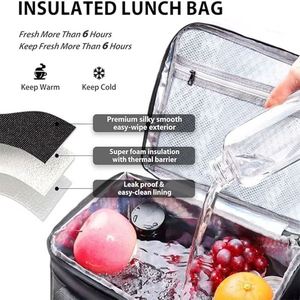 12 Cans Leak-proof Travel Beer Cold Thermal Bags Beach Summer Picnic Collapsible Custom Soft Cooler Insulated Bag - Product Image 3