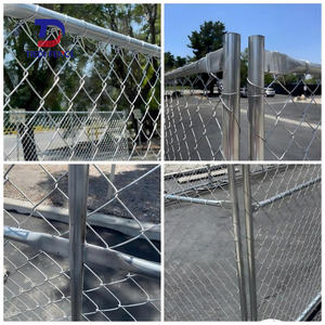 Clôture métallique mobile galvanisée avec panneaux <span class=keywords><strong>de</strong></span> base mobiles <span class=keywords><strong>pour</strong></span> le contrôle temporaire des foules et la sécurité des événements - Product Image 2