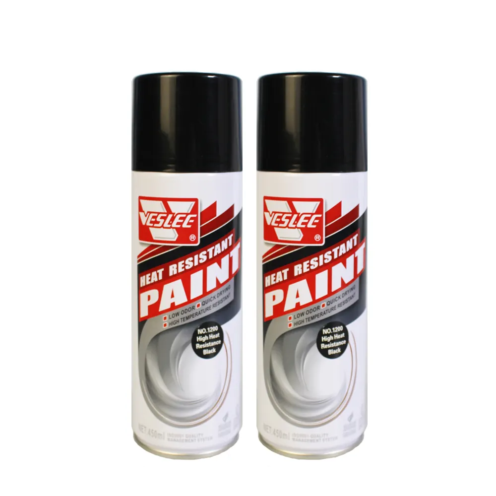 Fabrieksprijs Goed Anti-Roest Effect Waterdichte Hittebestendigheid Spray Hoge Temperatuur Verf