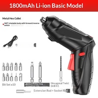 Ensemble de tournevis électrique au lithium-ion de 47 pièces, tournevis rechargeable, mini, multifonctionnel, réparation à domicile, garantie 1 an