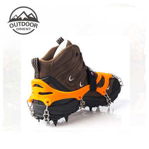 Tacos de hielo antideslizantes, pinzas de tracción para nieve, crampones, pinchos para zapatos de escalada de invierno, 19 Uds. - Product Image 2