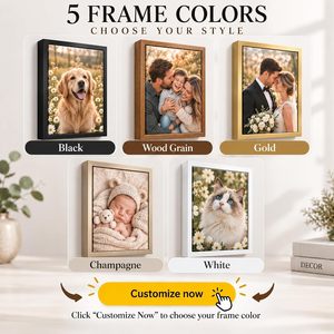 Illuminated Glass Photo Pine Wood Frame with Sublimation Blank Glass Plate A4 A5 Size LED <b>Light</b> <b>Painting</b> Photo Frame with Plugin - Product Image 2