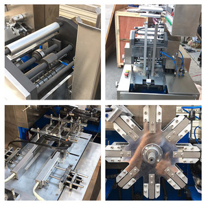 Automatic <strong>paper</strong> carton <strong>box</strong> transparent film folding <strong>wrapping</strong> <strong>machine</strong> with tear strip facial mask cosmetic condom boxes wrapper - Product Image 5