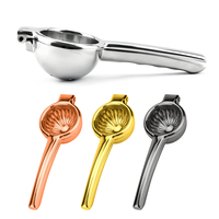 OEM ODM Klant specifieke kleur 304 roestvrijstalen citroenenpers goud roze vaatwasserbestendig handmatige citruspers keuken bar fruitpers