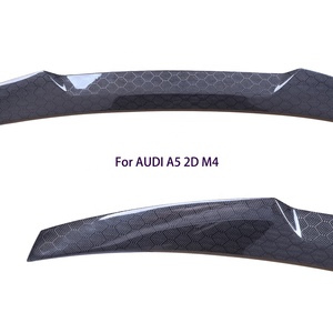 For A5 B8 B8.5 2Door Coupe 8T3 M4 Style Honeycomb Carbon Fiber Rear Spoiler Trunk Wing 2007-2017 - Product Image 3
