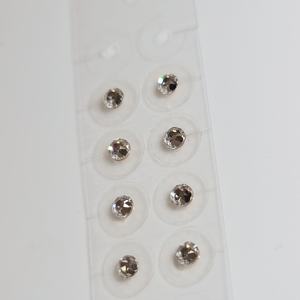 Cuentas magnéticas para acupuntura de oreja, Gema de cristal blanca transparente, cinta de yeso Auricular, semillas de oreja - Product Image 5